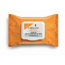 Очищающие салфетки для жирной кожи, Careline Oil Free Deep Facial Cleansing Wipes 24 p.